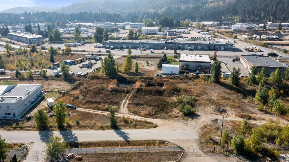 4141 54 Street SE Salmon Arm food processing facility close up aerial
